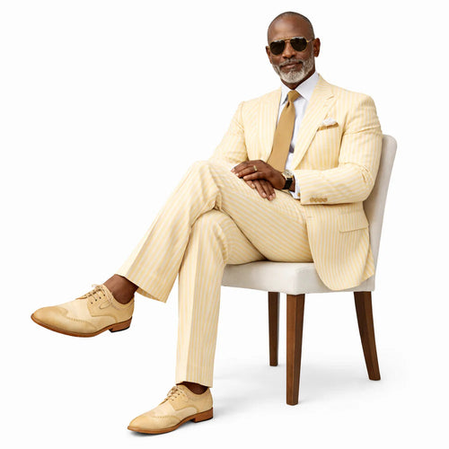 Inserch Mens Wide Stripe Seersucker Suit ā Yuzu