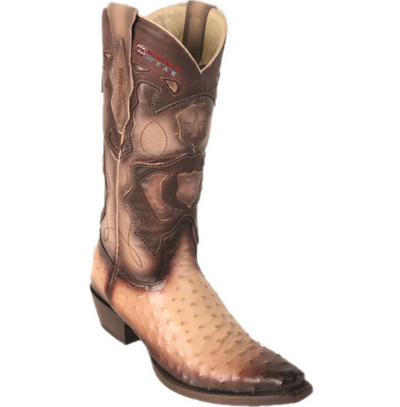 Menβs Los Altos Ostrich Boots Snip Toe