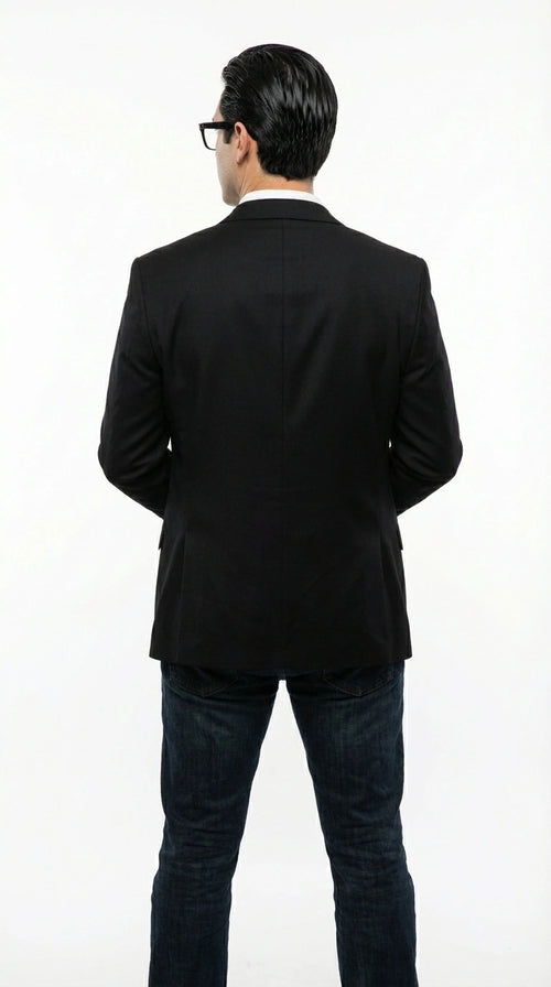 Mens Black Blazer β Clark Kent Inspired Smart Casual Office Blazer for Men Classic Everyday Formal Jacket