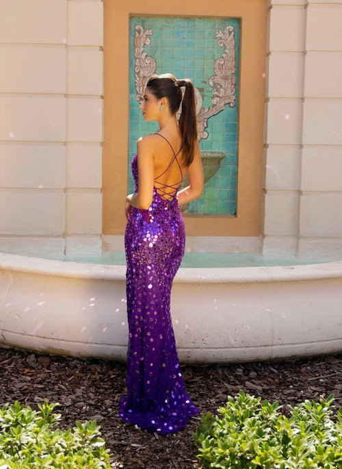 Primavera Couture 4151 - Beaded Lace Prom Dress