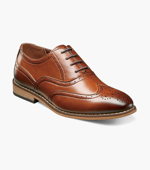 Stacy Adams Kids Dunbar Wingtip Oxford by Stacy Adams Shoes