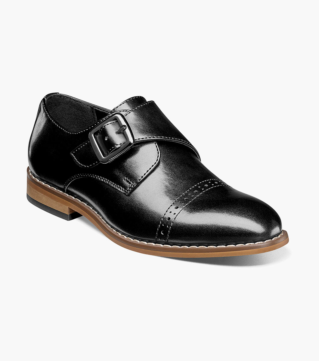 KIDS DESMOND Cap Toe Monk Strap – SuitUSA