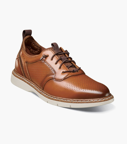 KIDS SYNC Plain Toe Elastic Lace Up