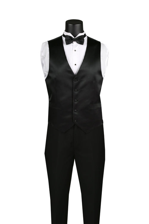 Excalibur Collection - Slim Fit Tuxedo 2 Piece 2 Buttons Design in Gray by Vinci