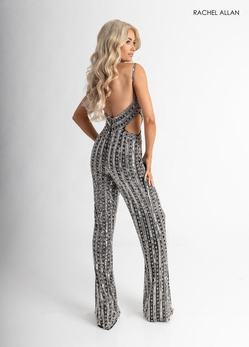 Sleeveless Overskirt Jumpsuit by Rachel Allan 50400
