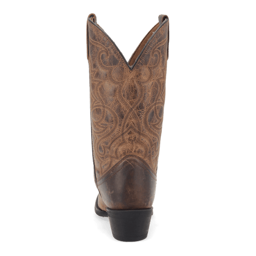 Laredo Maddie Leather Boot - Premium Brown Ankle Boot