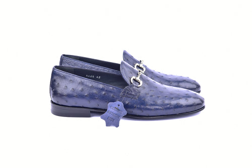 C02202-5405 Genuine Ostrich- Navy