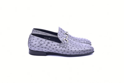 C02206-5405 Genuine Ostrich- Grey
