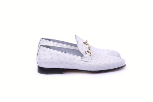 C02205-5405 Genuine Ostrich- White