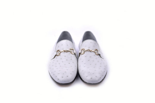 C02205-5405 Genuine Ostrich- White