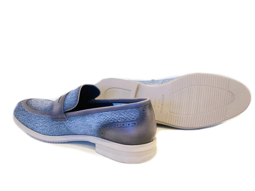 C0018-5496 Contrast Penny Loafer-Jeans