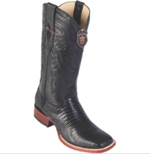 Men's Los Altos Teju Lizard Boots Wide Square Toe