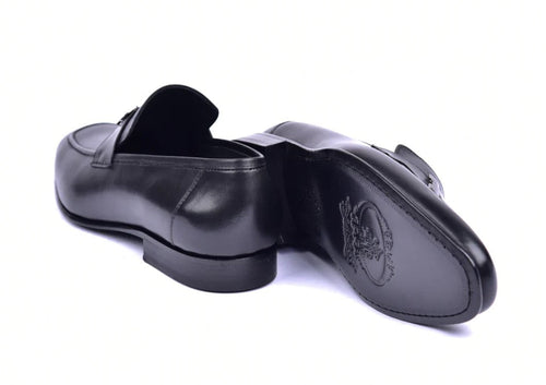 Corrente 5760 Burnished Calfskin Loafer - Black - Image 4