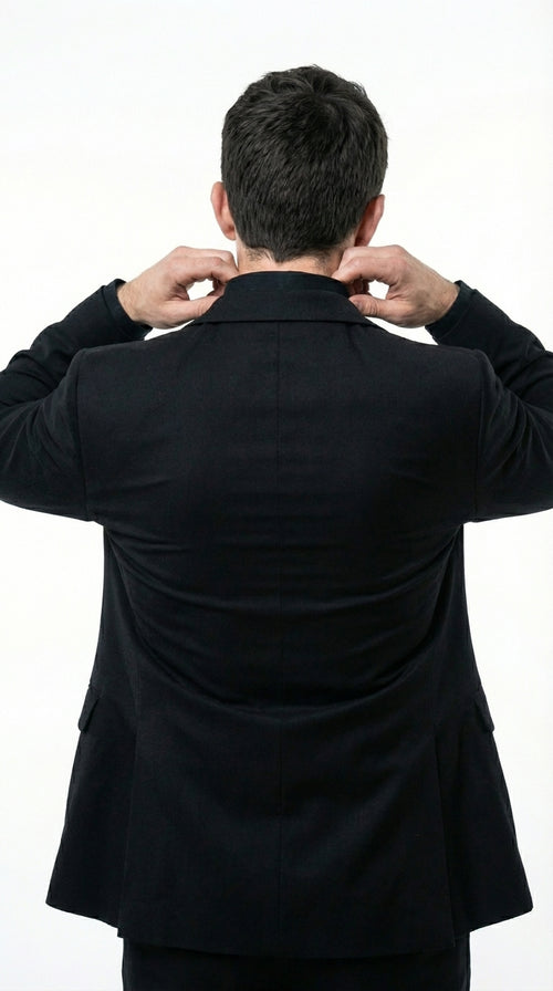 Mens Black Blazer β John Wick Inspired Classic Formal Blazer for Men Sleek Action Style Evening Jacket