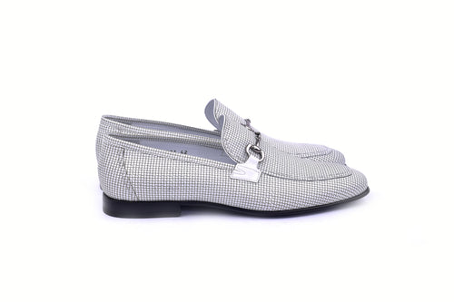 C02021-6091 Laser Designed Leather-White