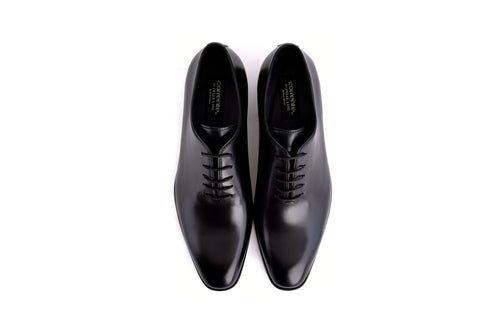 C0001110-6292OXF- Plain toe lace up-Black