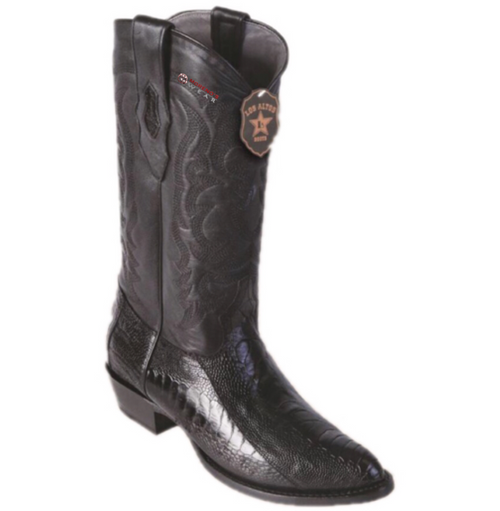 Men's Los Altos Ostrich Leg Boots Round Toe