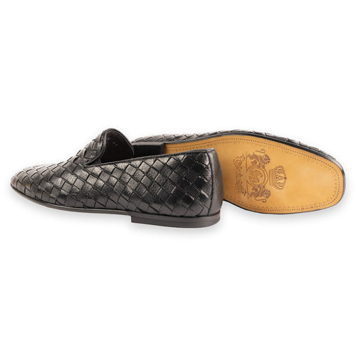 P02 -6615 Hand-Woven Veneta- Black
