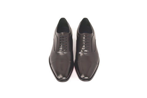 C0001107-6694 Cap toe lace up-Black