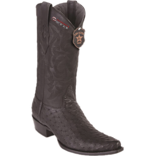 Men’s Los Altos Ostrich Boots Snip Toe (Premium)