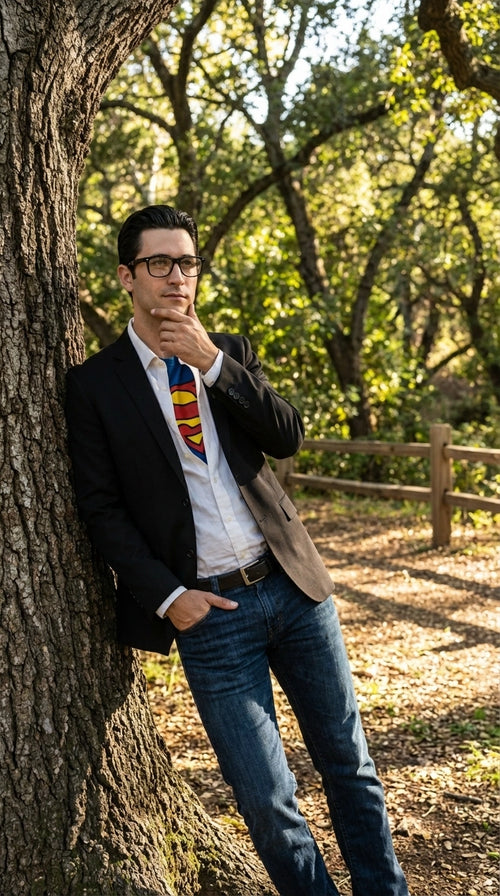Mens Black Blazer β Clark Kent Inspired Smart Casual Office Blazer for Men Classic Everyday Formal Jacket