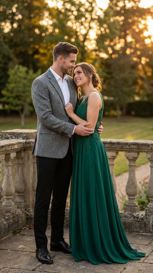 Men’s Grey Harris Tweed Blazer Jacket, Classic Herringbone Wool Sport Coat for Business Casual