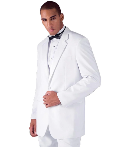 White Prom Suit - White Prom Tuxedo Suits - White Wedding Traditional Tuxedo by PROMTUXEDO