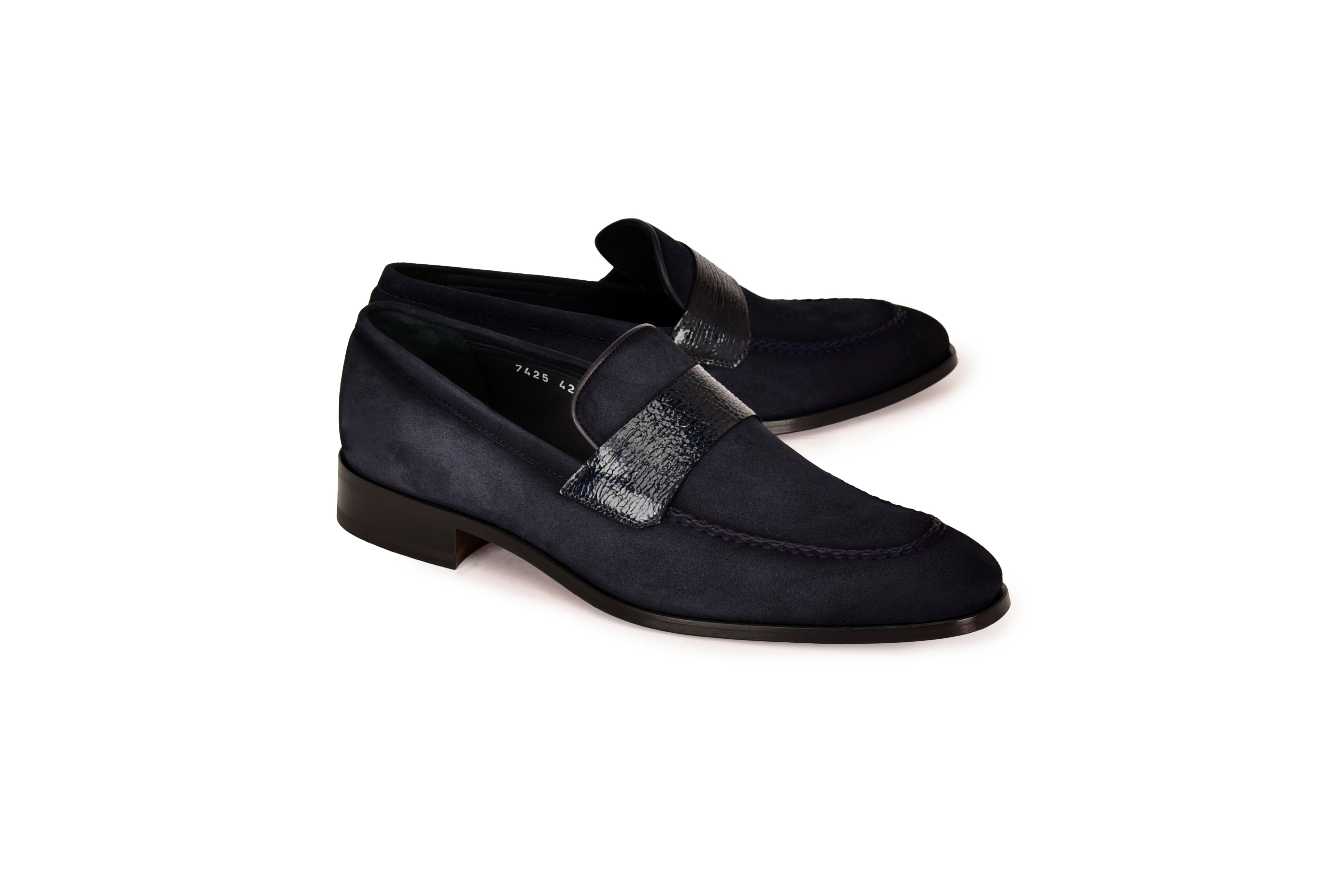 C000212-7425S Loafer-Navy Suede