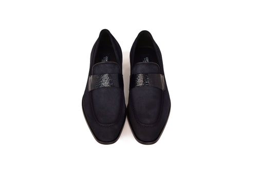 C000212-7425S Loafer-Navy Suede