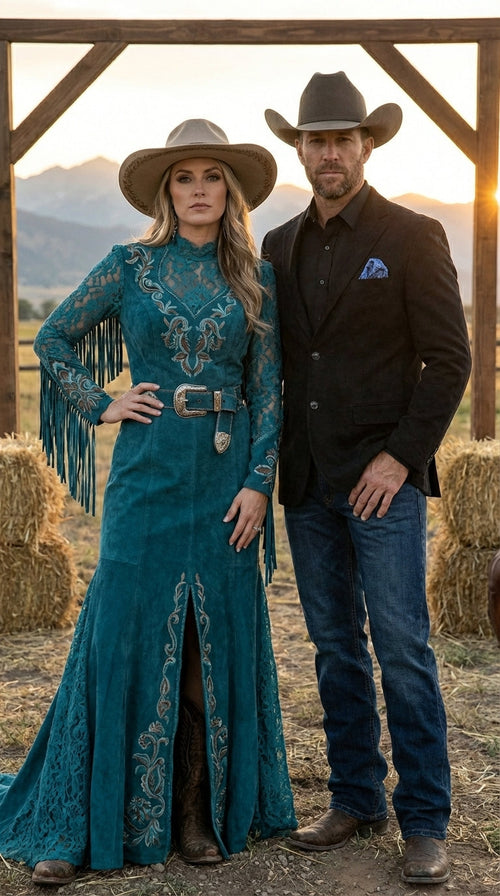 Men’s Black Suede Cowboy Blazer with Elbow Patch Sleeves – Black Western Style Suede Sport Coat for Casual and Smart Casual Wear