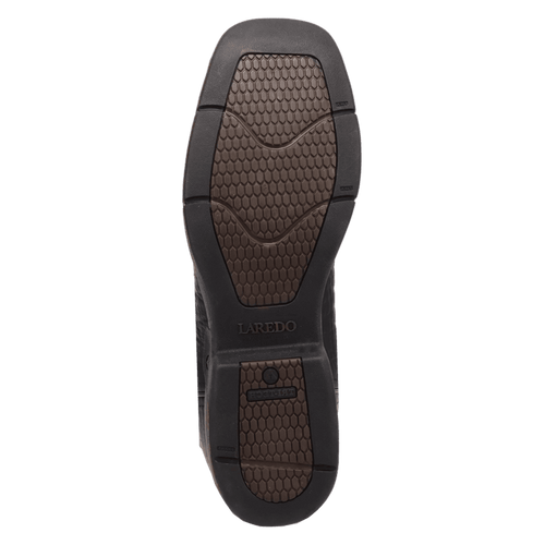 Laredo Alloy Leather Boot - Premium Brown Men's Boots