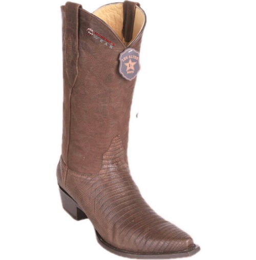 Men's Los Altos Teju Lizard Boots Snip Toe (Style 2)