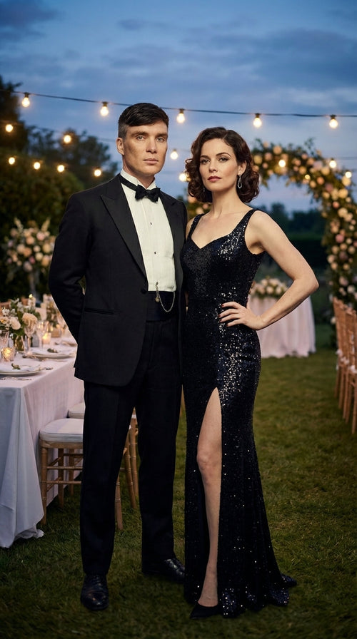 Mens Black Tuxedo Blazer – Peaky Blinders Thomas Shelby Inspired Classic Formal Blazer for Men Vintage British Style Jacket