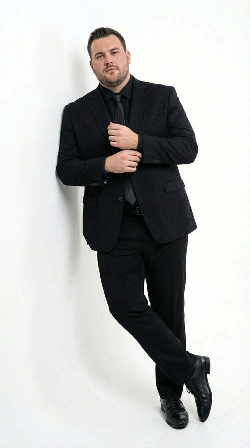 Mens Black Blazer β John Wick Inspired Classic Formal Blazer for Men Sleek Action Style Evening Jacket