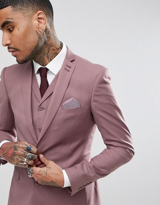 Rose gold suit Rose Gold Prom Dress