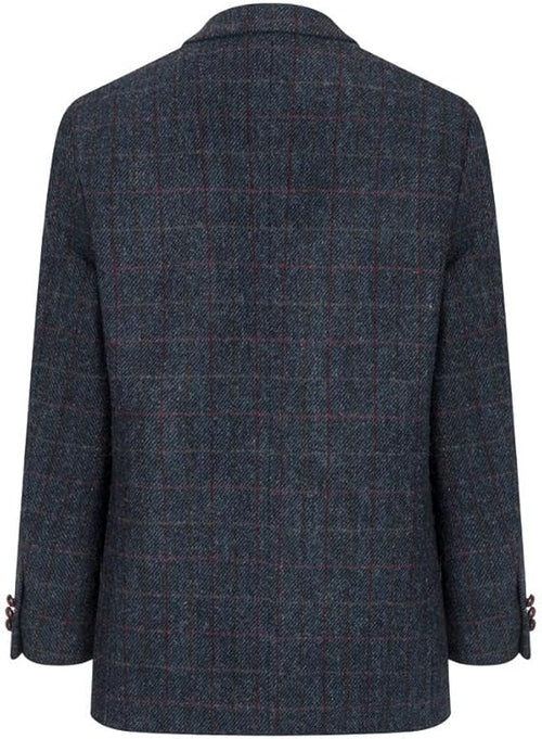 Walker and Hawkes Harris Tweed Blakemore Blazer for Men - Hand-Woven Wool Tweed Jacket with Polyester Lining, Regular Fit USA Men's Outlet