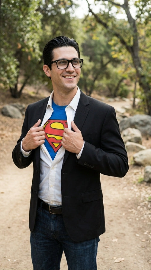 Mens Black Blazer β Clark Kent Inspired Smart Casual Office Blazer for Men Classic Everyday Formal Jacket