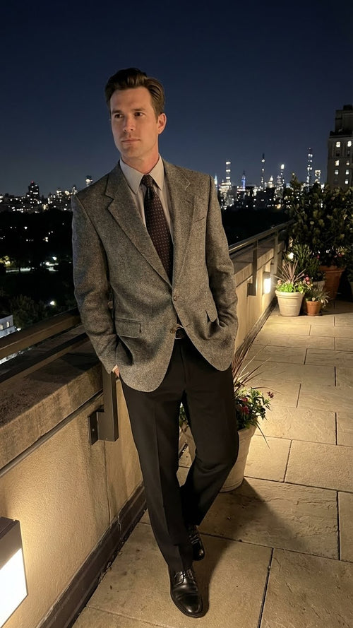 Men’s Dark Grey Blazer - Charcoal Grey Sport Coat Jacket by USA Men's Outlet