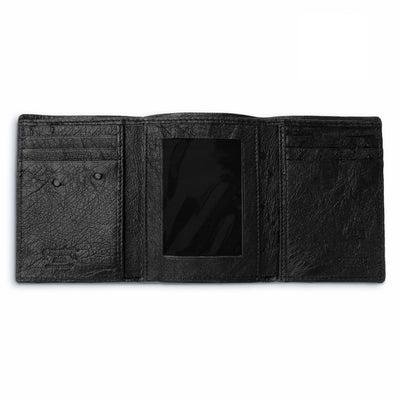 Ferrini Full Quill Ostrich Trifold - Luxury Ostrich Leather Shoe