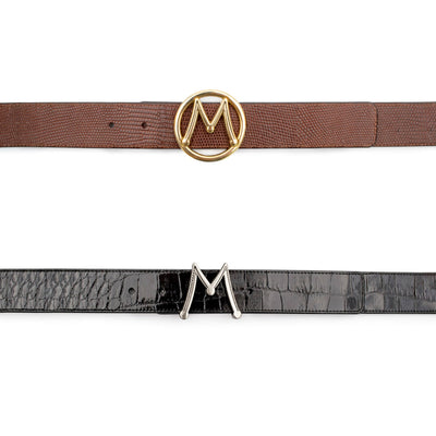 Mezlan Reversible Exotic Strap Shoe | Interchangeable Buckle