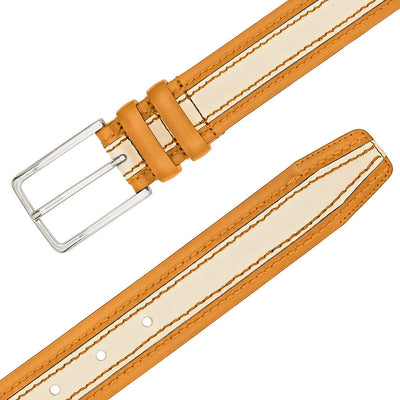 Mezlan Two-Tone Leather Belt