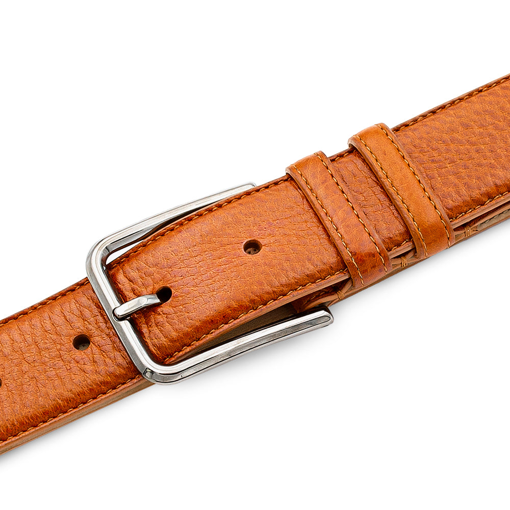 Mezlan Deerskin Leather Belt – SuitUSA