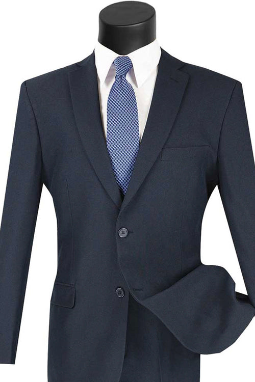 Mens 2 Button Slim Fit Shiny Sharkskin Suit in Black by Vinci