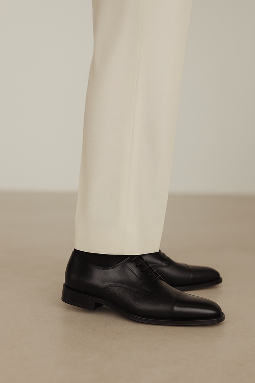 Belvedere Alexander Black Genuine Crocodile Dress Shoe
