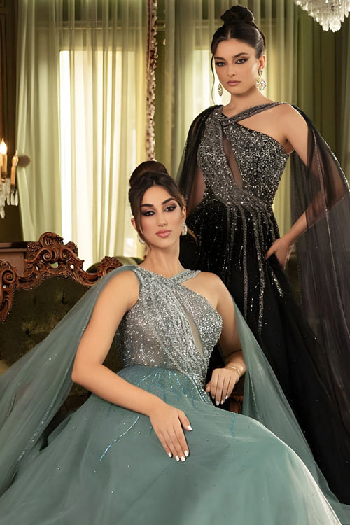 Formal Dress Midriff Cutout A-Line Prom Gown By Royal Queen RQ8188