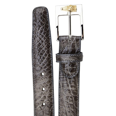 Mens Alligator Dress Belt in Purple - Belvedere Shoes