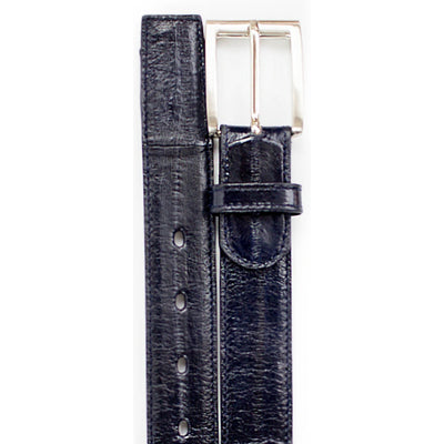 Mens Eel Skin Belt in Camel by Belvedere Shoes