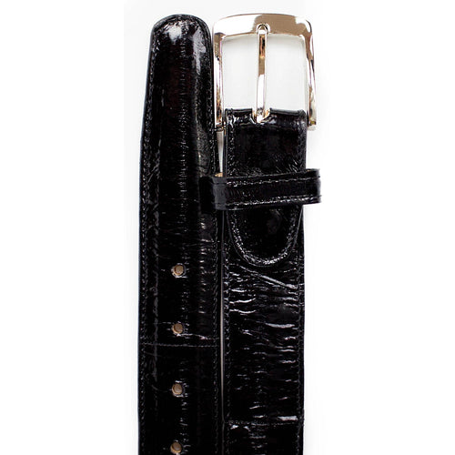 Mens Caiman Crocodile Dress Belt in Navy Belvedere Shoes
