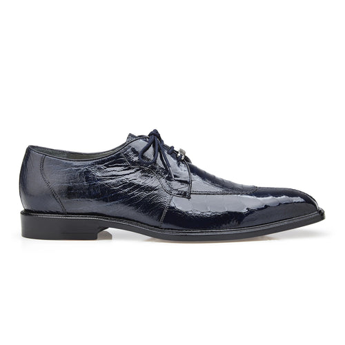 Mens Siena Ostrich Leg Split Toe Dress Shoe in Burgundy by Belvedere Shoes