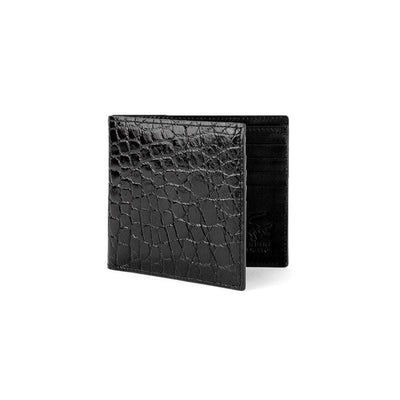 Ferrini Alligator Billfold Wallet Black Ferrini USA